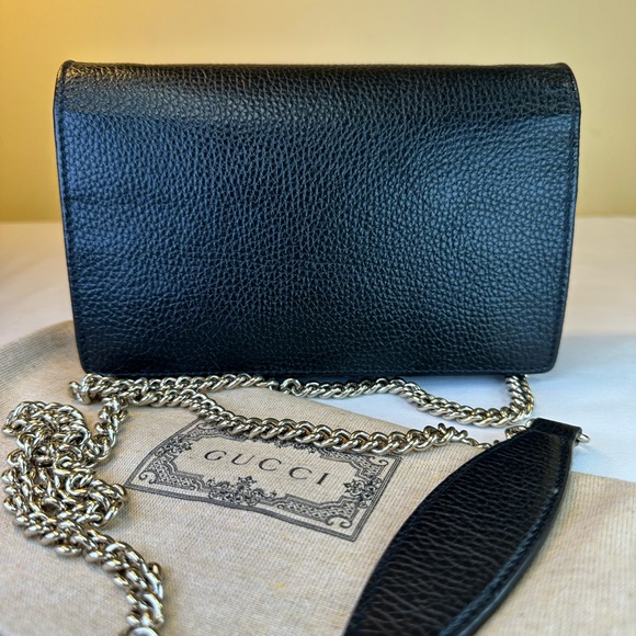 Gucci SoHo Wallet on Chain Marmont crossbody leather, Italy, Box, dustbag, COA - Picture 7 of 16